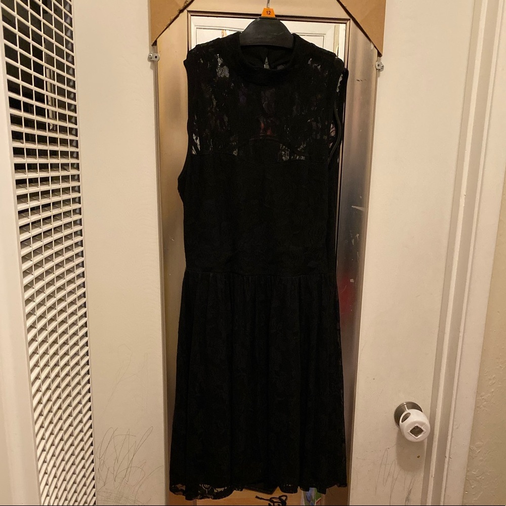 Hot Topic Black Lace Dress - Gem Hot Topic Black Lace Dress - Gem